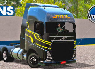 Skins Volvo FH 16 Edição Especial Edition Fire