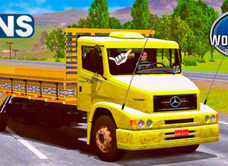 Skins Mercedes Benz 1620 Amarelo Sujo
