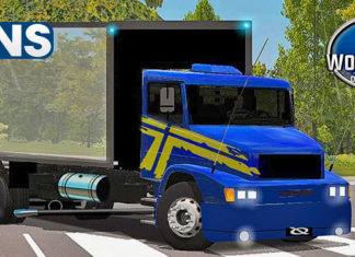 Skins Mercedes Benz 1620 Azul Com Faixas ‘EXCLUSIVO’
