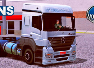 Skins Mercedes Benz Axor Prata ‘QUALIFICADO’
