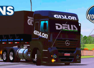 Skins Mercedes-Benz Axor Black Gislon