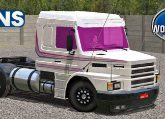 Skins Scania 113 Com Vidros e Faixas ‘EXCLUSIVA’
