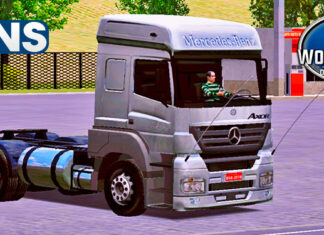 Skins Mercedes-Benz Axor prata ‘EXCLUSIVO’
