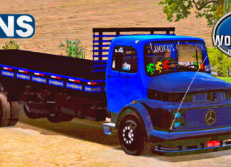 Skins Mercedes Benz 1313 Azul com CAPO PRETO ‘QUALIFICADO’