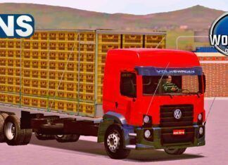 Skin VW BOB Truck Com Carga de Frango