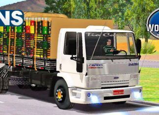 Skins Ford Cargo Verdureiro Branco