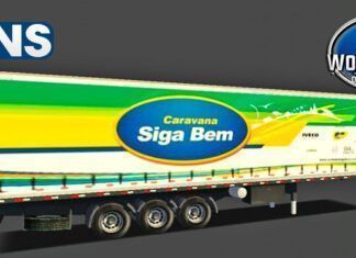 Skins Reboque Bau CARAVANA SIGA BEM