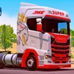 Skins Scania S Branca Ediçao Especial 'SUPER STIHOIT'