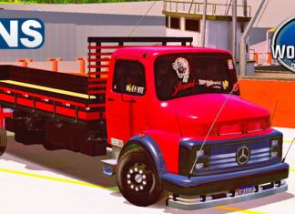 Skins Mercedes Benz 1313 Vermelho ‘NO ESTILO VERDUREIRO’