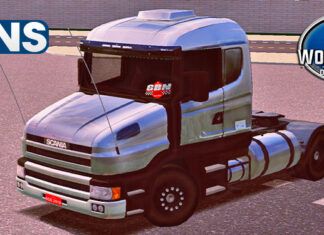 Skins Scania G124 Prata