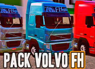 PACK DE SKINS VOLVO FH VARIAS CORES ‘SÓ QUALIFICADO’
