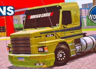 Skins Scania 113 Amarela Com Faixas Azul ‘QUALIFICADA’