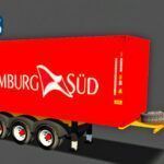 Skins Reboque Porta Container Hamburg Sud 'EXCLUSIVA'