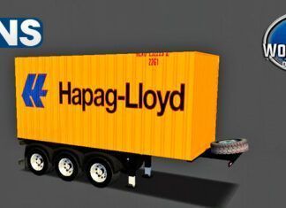 Skins Reboque Porta Container Hapag-Lloyd ‘EXCLUSIVA’