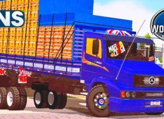 Skins Mercedes Benz 1620 Azul ‘VERDUREIRO MAIS QUALIFICADO’