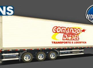 Skins Reboque Bau Comando Diesel