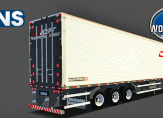 Skins Reboque Bau ‘Cockipt Transporte Express’