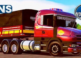 Skins Scania G124 Edição Especial MILLENIUM na Carreta Graneleira