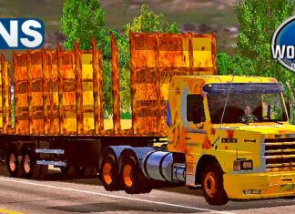 Skins Scania 113 Com Pintura Realista ‘VELHA’ EXCLUSIVA