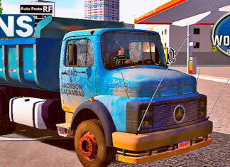 Skins Mercedes Benz 1313 na Caçamba Com Pintura Velha ‘EXCLUSIVO’