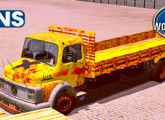 Skins Mercedes Benz 1313 Amarelo Truck ‘PINTURA VELHA’