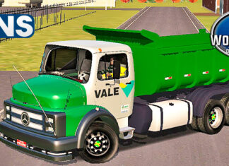 Skins Mercedes Benz 1313 Na Caçamba ‘VALE’