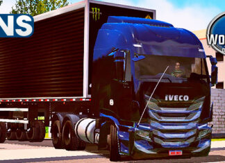 Skins Iveco Black Todo Preto No Bau ‘QUALIFICADO’