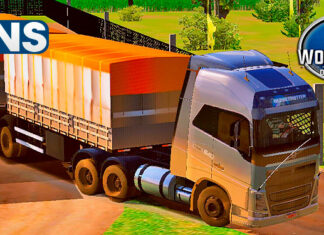 Skins Volvo FH 540 No Bitrem Carreta Toda Suja de Terra