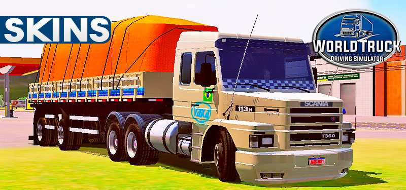 Skins Scania 113 Na Carretinha 2 Eixos Conjunto Vaska Rodrigo Games