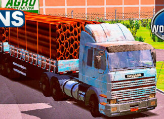 Skins Scania 113 Frontal Conjunto No Bitrem Com Pintura Enferrujada REALISTA