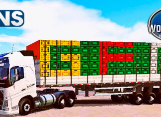 Skins Reboque Granel Carga de caixas Escrito ‘GFM’ EXCLUSIVO