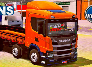Skins Scania P320 Laranja ‘MAFIA DA VERDURA’