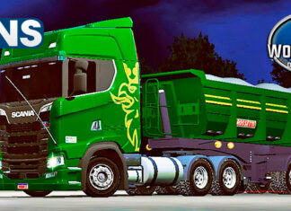 Skins Scania S Estilo BR Na Caçamba ‘MAIS QUALIFICADO’