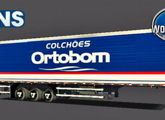 Skins Reboque Bau Colchoes Ortobom