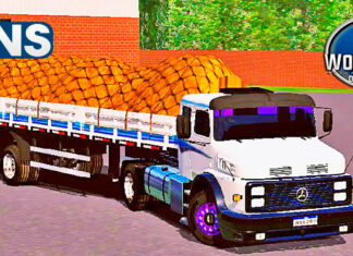 Skins Mercedes Benz 1934 Branco Com faixas Originais de Época na Carreta 2 Eixos