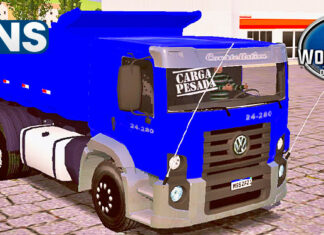 Skins VW Constellation Caçamba Azul Escuro ‘TOP’