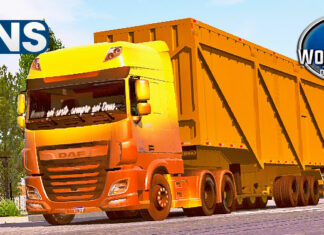 Skins Daf Amarelo Sujo No Rodotrem Canavieiro