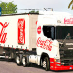 Skins Scania S No Sider Conjunto da Coca Cola