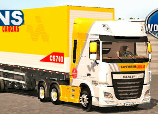 Skins Daf No Bau Conjunto ITAPEMERIM CARGAS