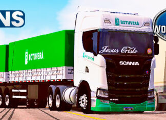 Skins Scania S No Bitrem Empresa Botuverá