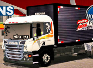 Skins Scania Pzinha ‘QUALIFICADO NO BAU’