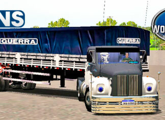 Skins Scania 111 Grafitado Na Graneleira GUERRA