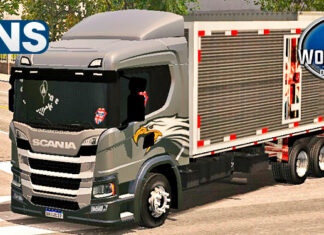 Skins Scania P320 No Bau ‘MAIS TOP WTDS’