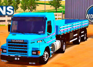 Skins Scania 143 Bruno Garcia Na Carreta 2 Eixos