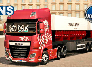 Skins Daf Vinho No Bitrem Basculante