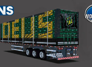 Skins Reboque Graneleira Carregado de Caixas Escrito ‘DEUS E FIEL’ EXCLUSIVO