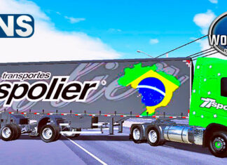 Skins Volvo FH 2021 Conjunto Spolier No Sider