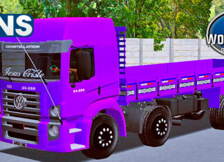 Skins VW Constellation Roxo Bem Qualificado