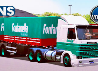 Skins Scania 113 Frontal No Bitrem Conjunto Fontanella