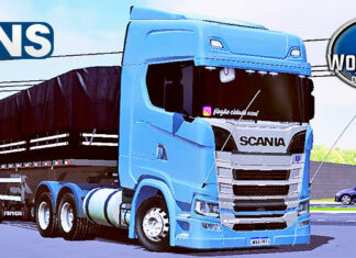 Skins Scania S na Granel Conjunto Aline Futcher